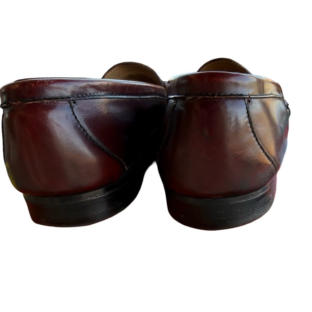 Cole Haan Burgundy Oxblood Tassel Kiltie‎ Loafers Men's 9 - Picture 5 of 7